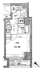 ドルチェ日本橋浜町・弐番館の物件間取画像